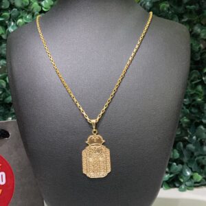 CORRENTE TIJOLINHO + PINGENTE 00