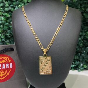 CORRENTE 3X1 + PINGENTE JESUS