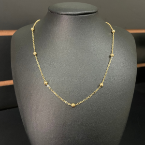 COLAR VENEZIANA COM BOLINHAS